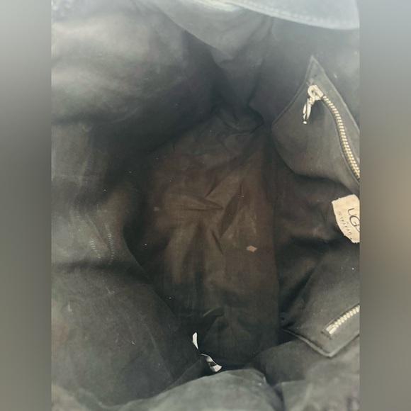 🔥🔥FINAL CLEARENACE 🔥🔥 UGG x TELFAR Black Suede Leather Tote Bag - Picture 11 of 11